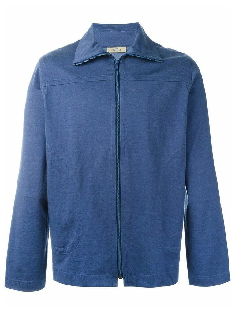 Romeo Gigli Pre-Owned zipped track jacket - Blue