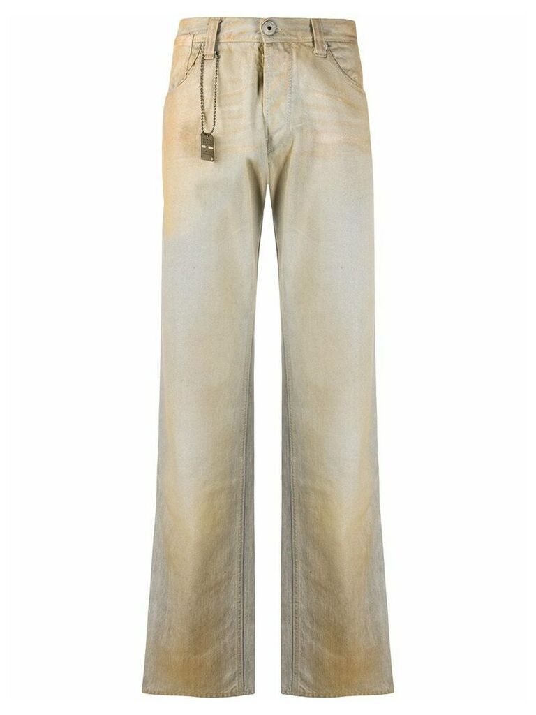 Gianfranco Ferré Pre-Owned 1990s archived washed jeans - Neutrals