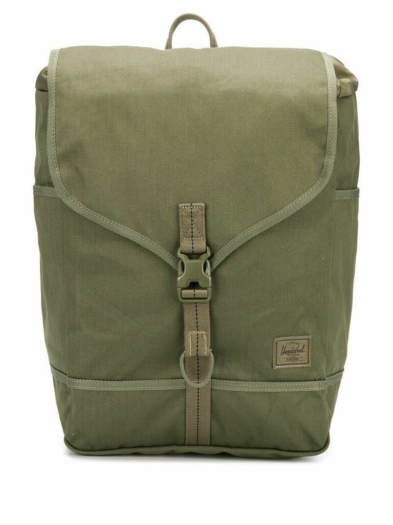Herschel Supply Co. Purcell buckled cotton backpack - Green