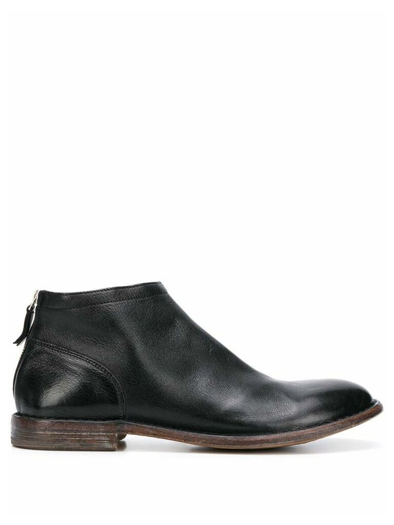 Moma low heel ankle boots - Black