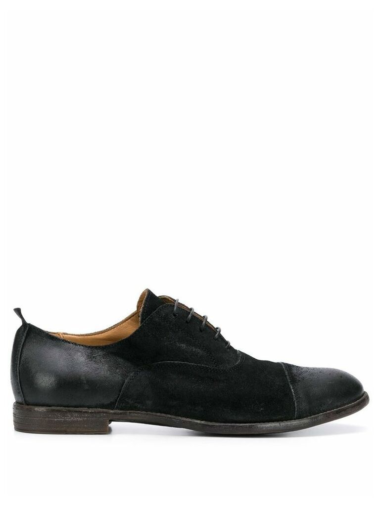 Moma low heel derby shoes - Black
