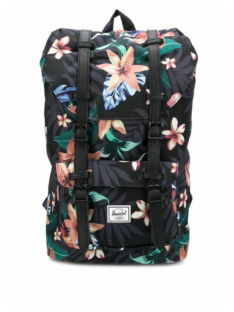 Herschel Supply Co. Little America floral-print backpack - Black