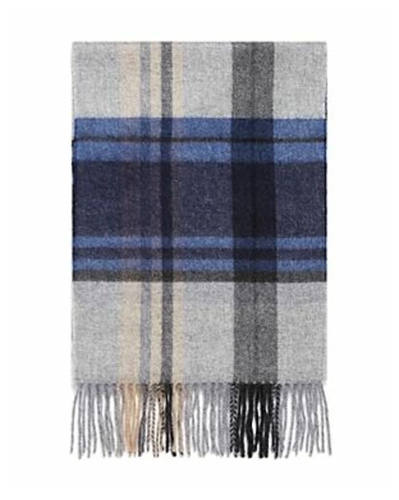 The Men's Store at Bloomingdale's Cashmere Big Plaid Scarf - 100% Exclusive