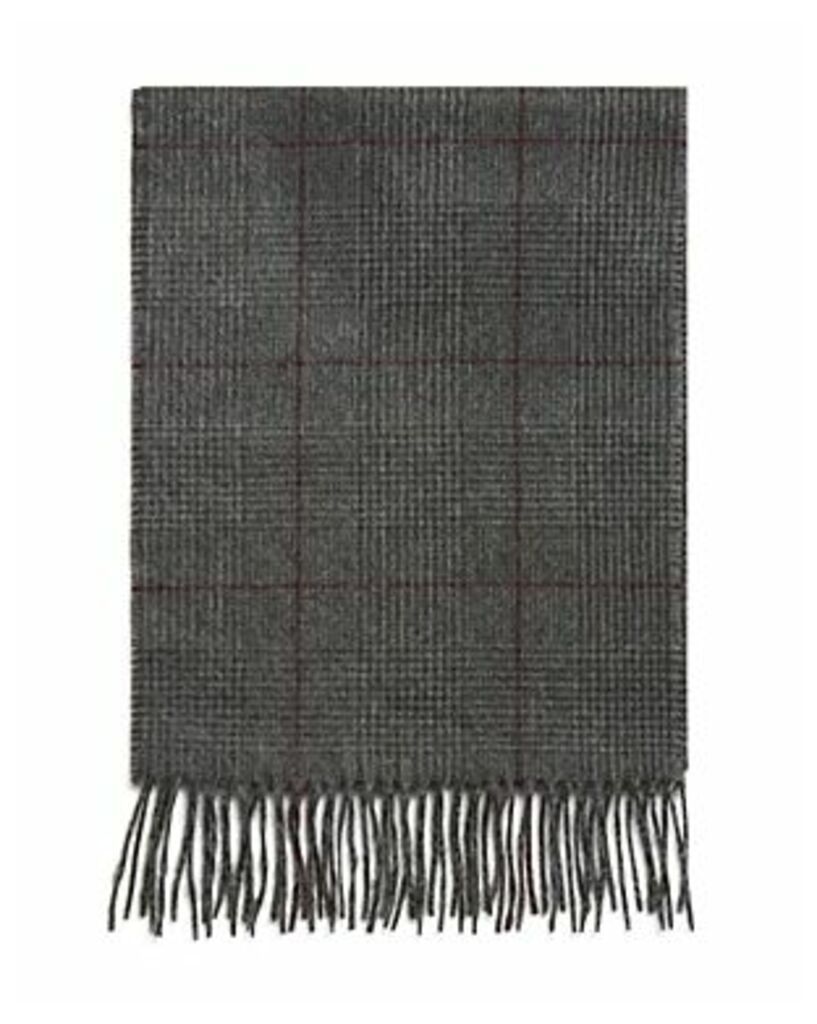 The Men's Store at Bloomingdale's Glen Plaid Cashmere Scarf - 100% Exclusive