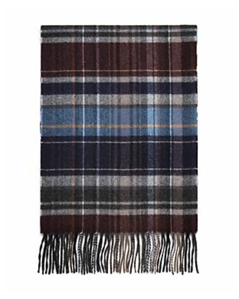The Men's Store at Bloomingdale's Plaid Cashmere Scarf - 100% Exclusive