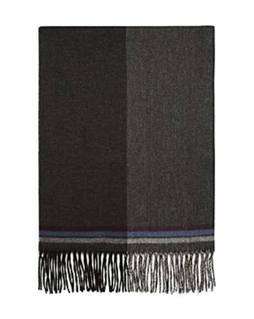 The Men's Store at Bloomingdale's Block Border-Striped Scarf - 100% Exclusive
