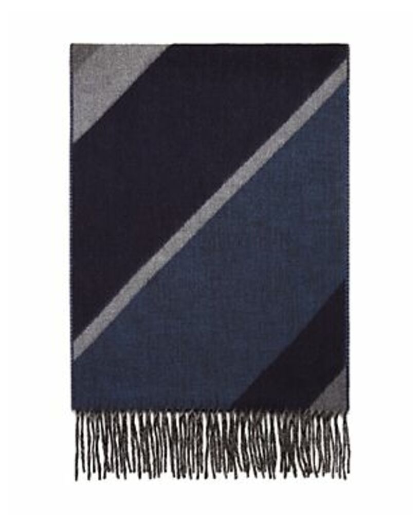 The Men's Store at Bloomingdale's Diagonal Striped Scarf - 100% Exclusive