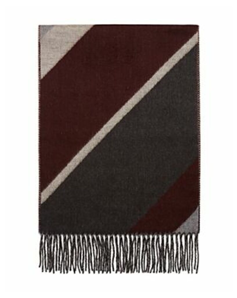 The Men's Store at Bloomingdale's Diagonal Striped Scarf - 100% Exclusive