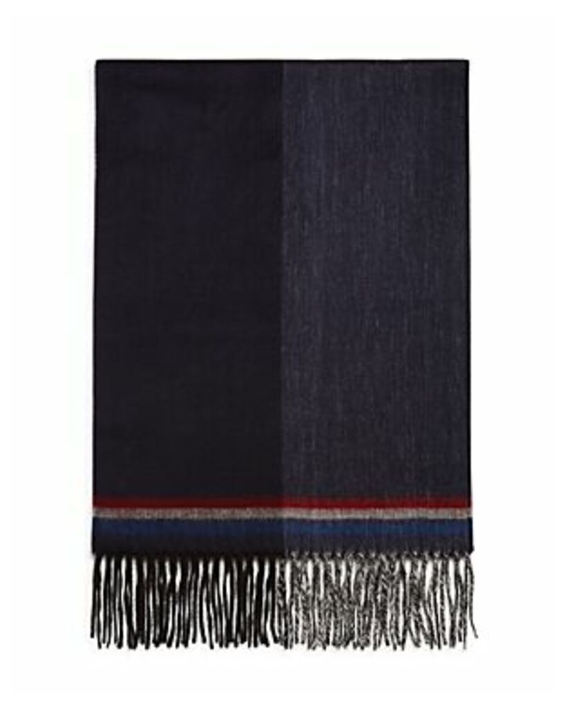 The Men's Store at Bloomingdale's Block Border-Striped Scarf - 100% Exclusive
