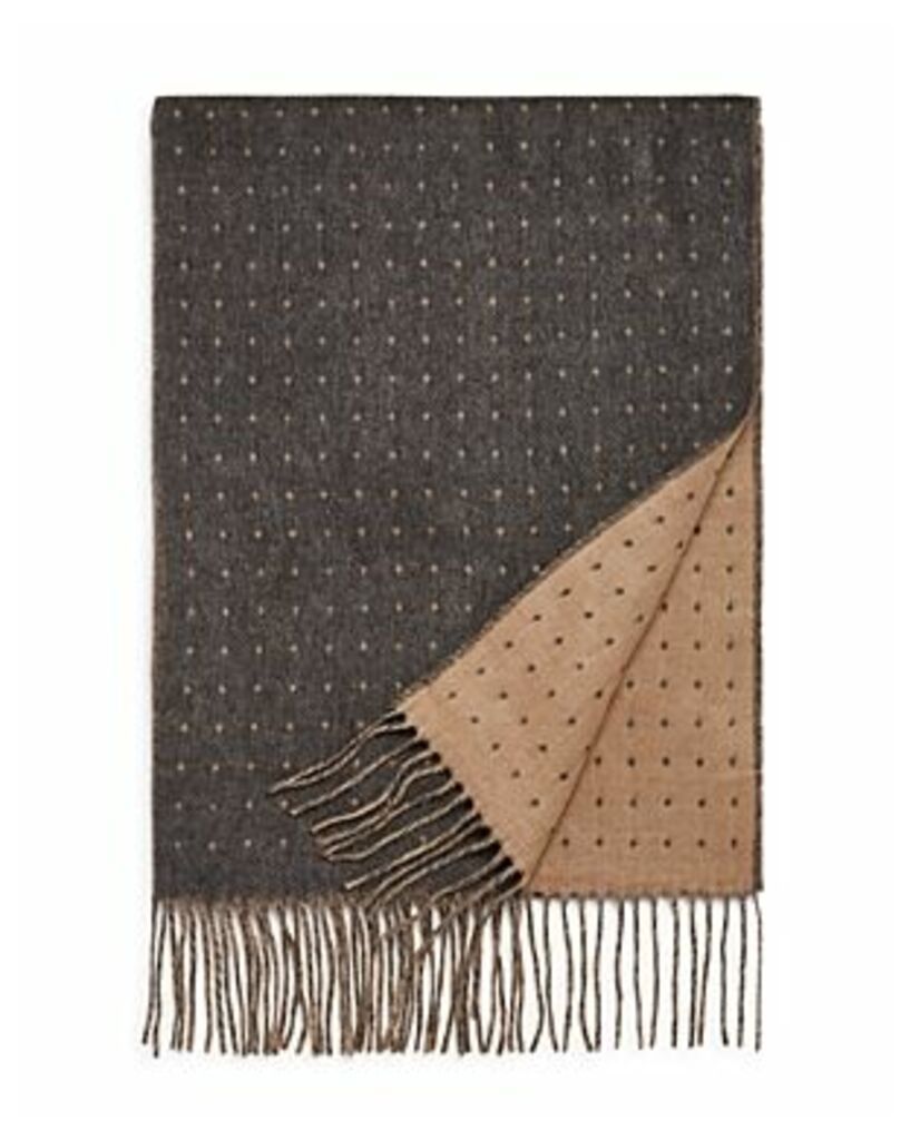 The Men's Store at Bloomingdale's Dotted Reversible Scarf - 100% Exclusive