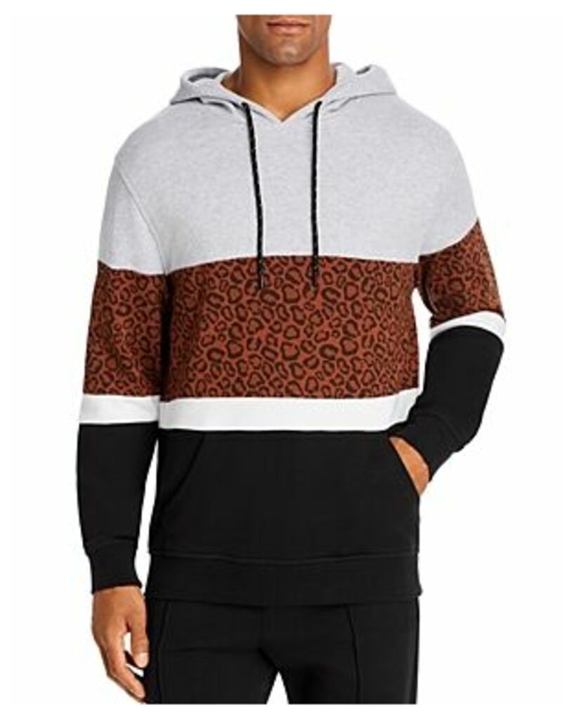 Pacific & Park Leopard Color-Block Hoodie - 100% Exclusive