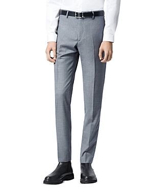 Patterned Wool Suit Pants