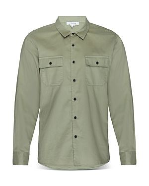 Classic Fit Double Pocket Button Down Shirt