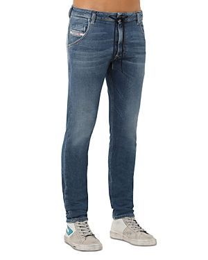 Krooley Y T Straight Slim Fit Jogg Jeans in Denim