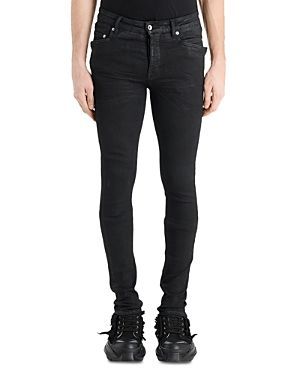 Tyrone Cut Skinny Fit Jeans in Black