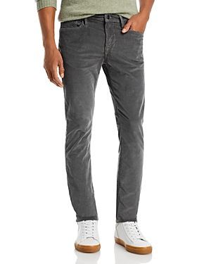 L'Homme Skinny Fit Corduroy Jeans in Saville Gray