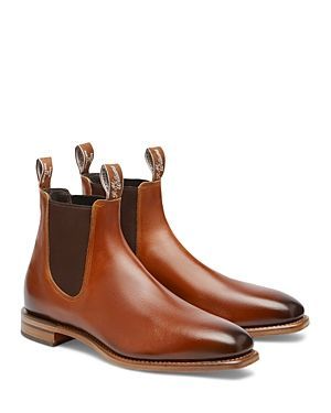 Men's Chinchilla Burnished Pull On Chelsea Boots