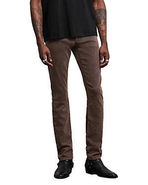 Bowery Slim Straight Jeans in Chocolate