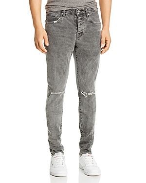 Skinny Fit Jeans in Gray Coat