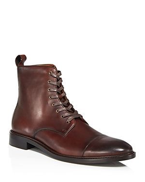 Men's Leather Cap-Toe Boots - 100% Exclusive
