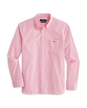 Gingham Check Classic Fit Button Down Shirt