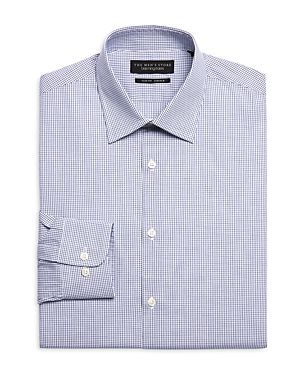 Cotton Stretch Check Slim Fit Dress Shirt - 100% Exclusive
