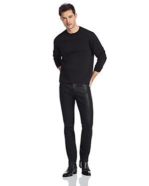 L'Homme Skinny Jeans in Noir Coated - 150th Anniversary Exclusive