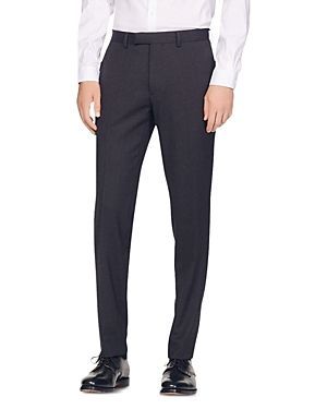 Formal Flecked Classic Fit Suit Pants