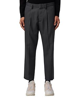 Bill Loose Fit Cropped & Tapered Wool Pants