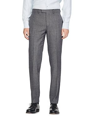 Formal Houndstooth Classic Fit Suit Pants