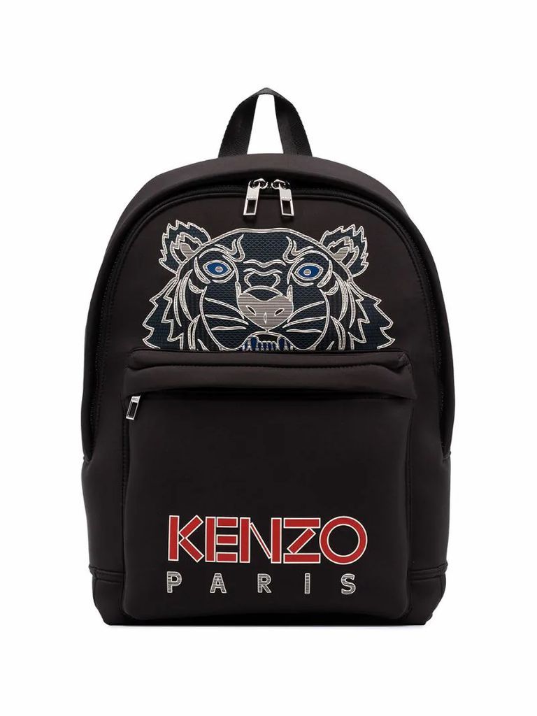 tiger logo backpack