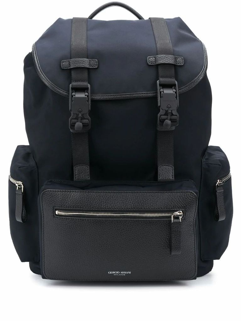 double-clip cargo backpack