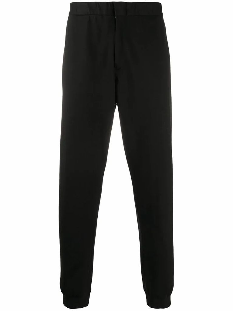 relaxed-fit cuffed trousers