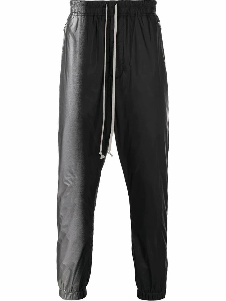 two-tone track pants