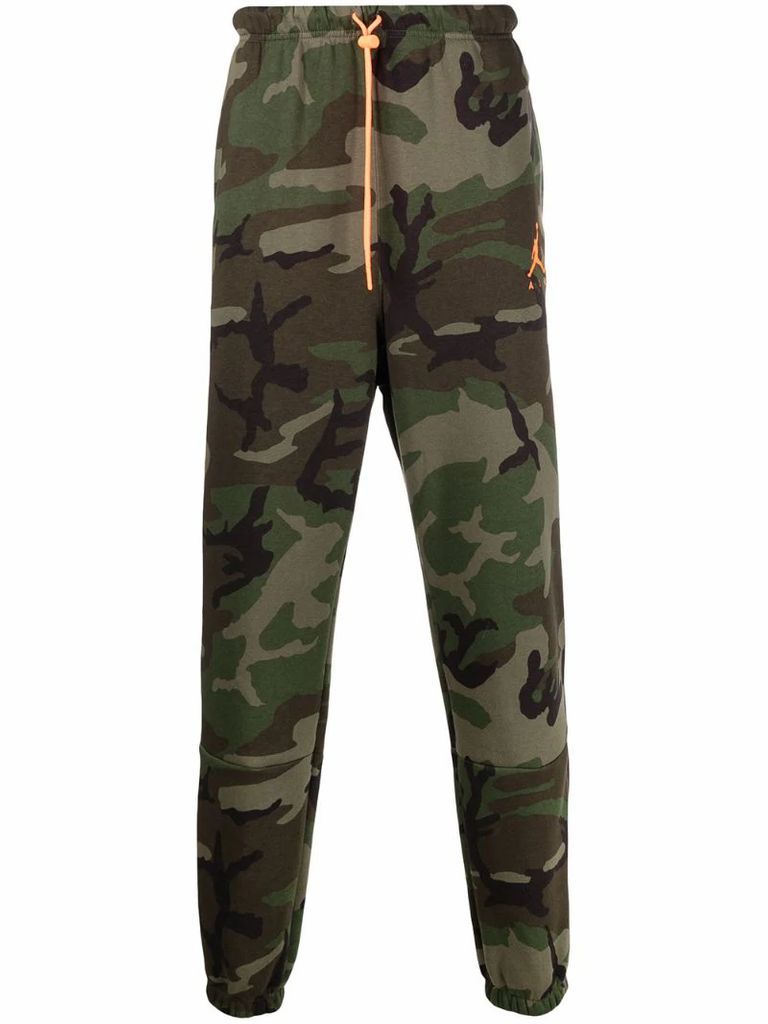Jumpman camouflage print trousers