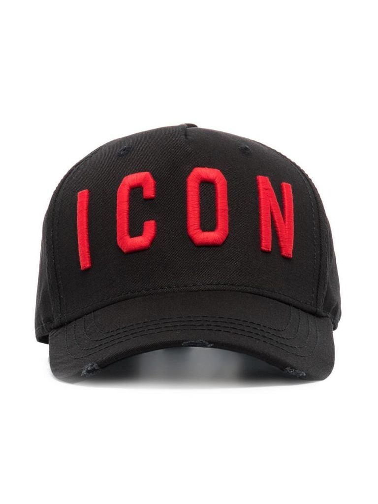 Icon logo-embroidered baseball cap