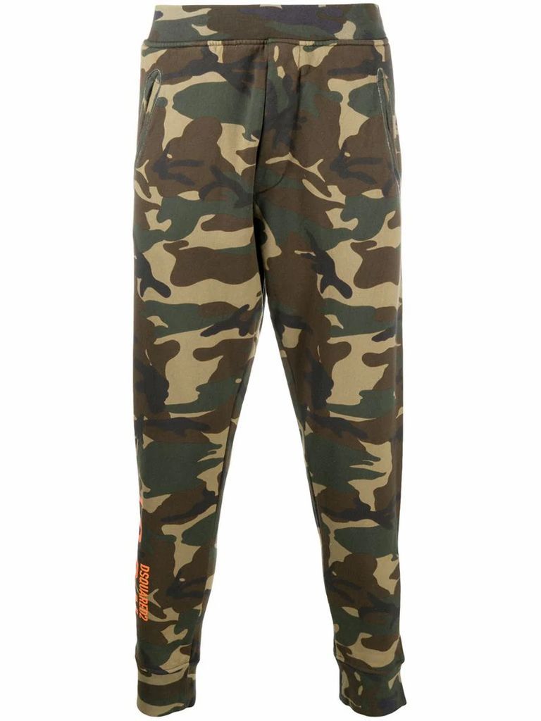 Icon camouflage-print track pants