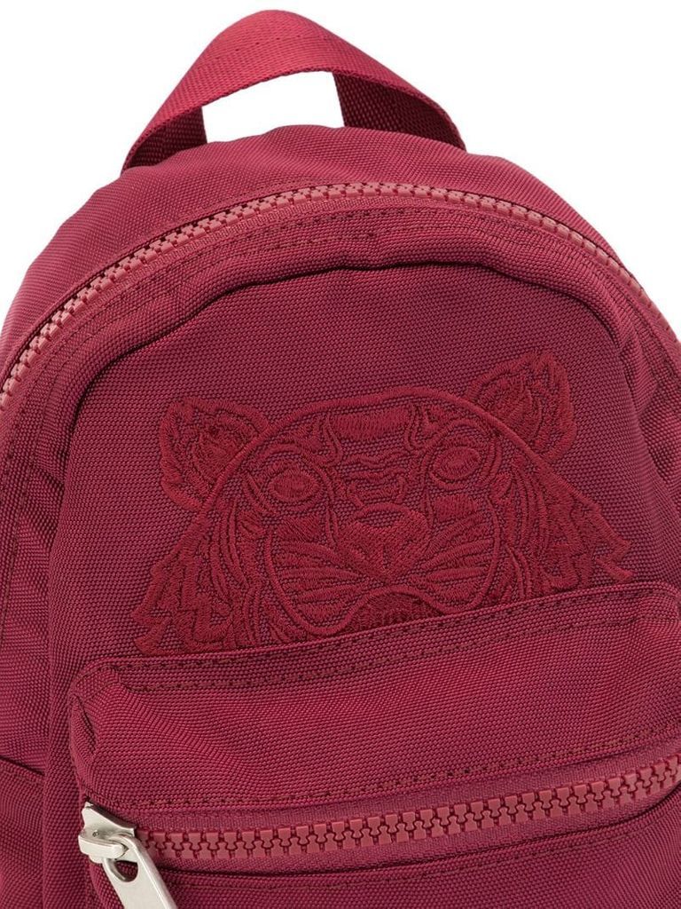 mini Tiger embroidered backpack