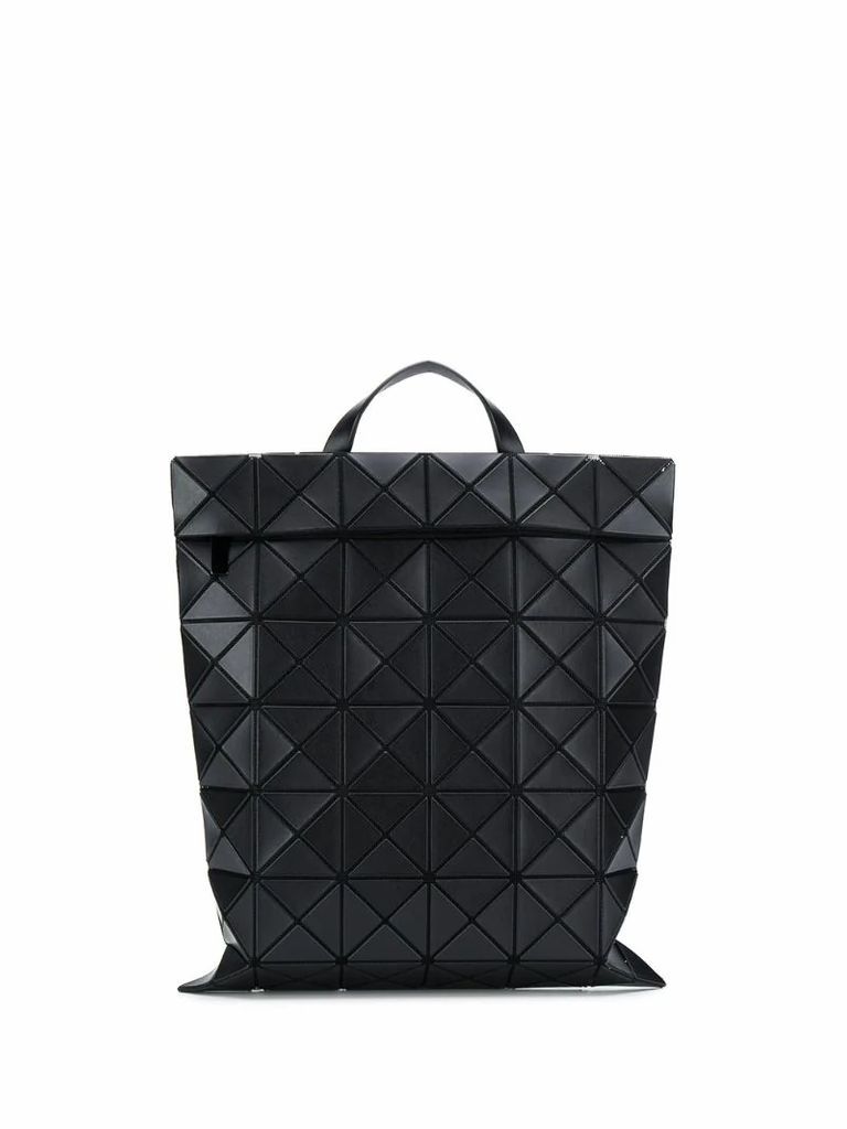 Lucent geometric panel backpack