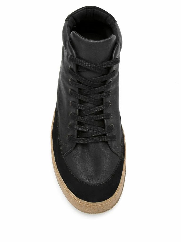 leather sneakers