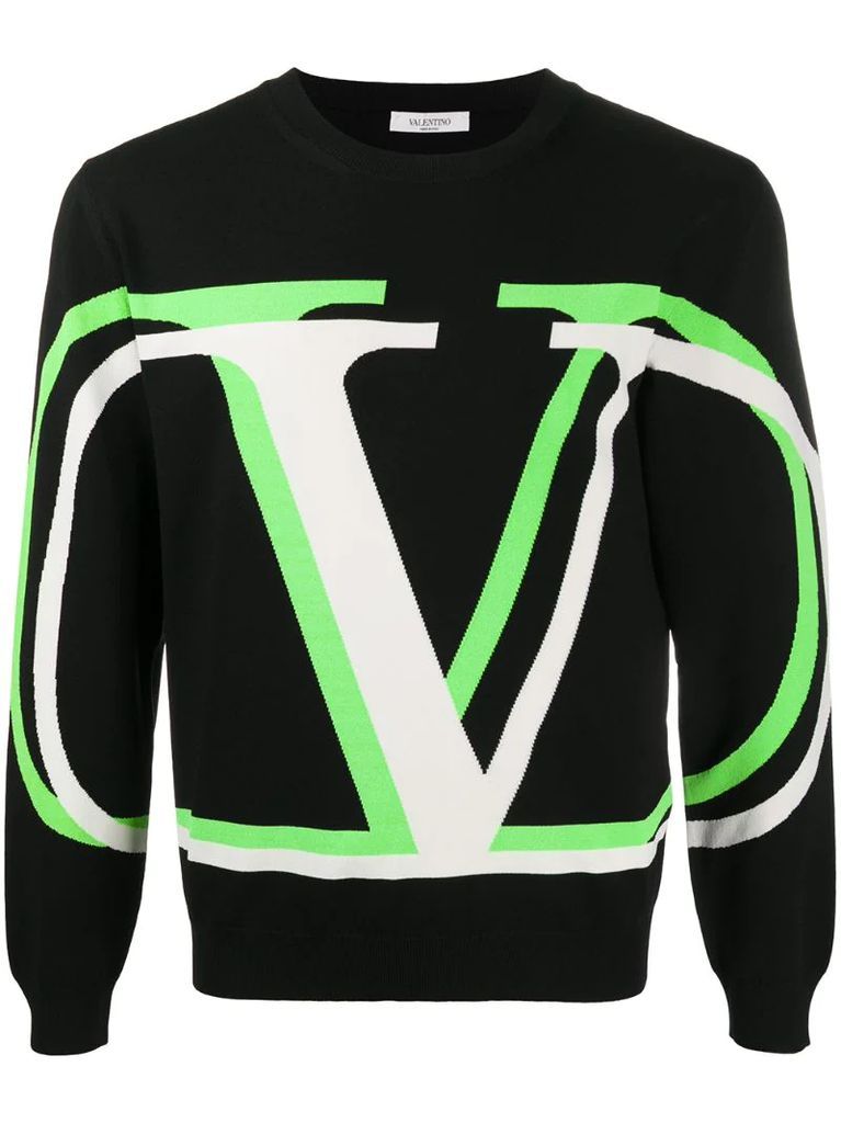 VLOGO Shadow knitted jumper