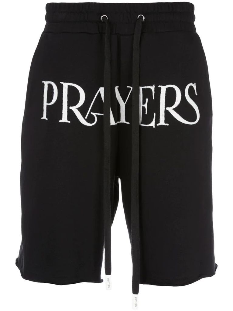 x Prayers knitted shorts
