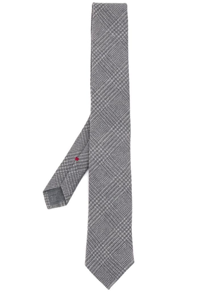 classic checked pattern tie