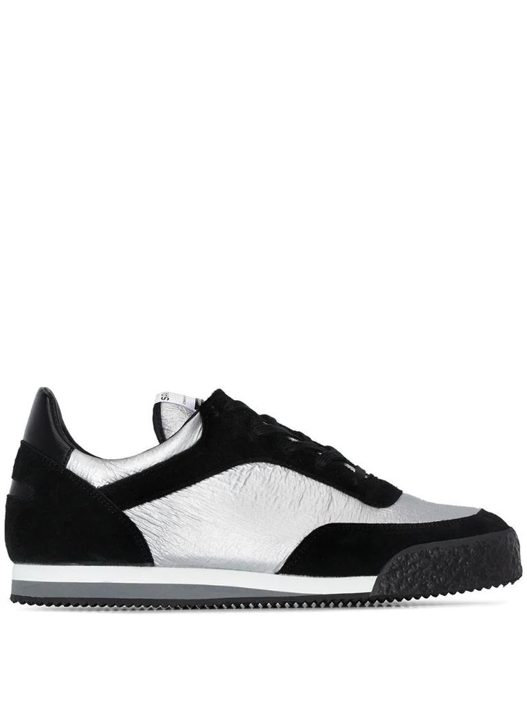 x Spalwart Pitch two-tone low top sneakers