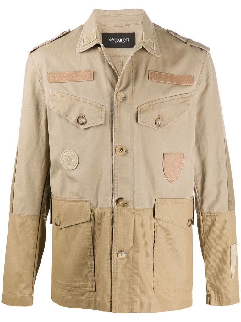 lightweight pocket detailed jacket