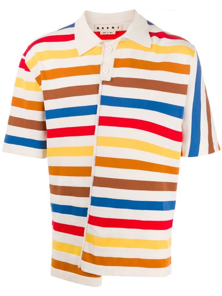 reconstructed polo shirt