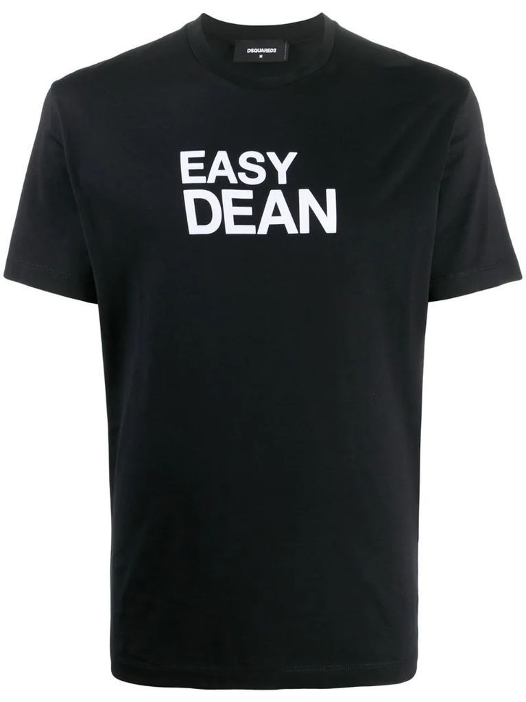 Easy Dean-print T-shirt