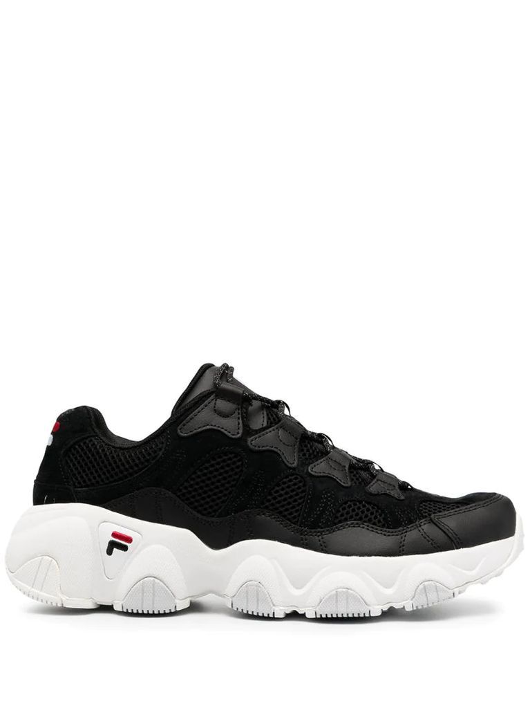 chunky rubber sole trainers