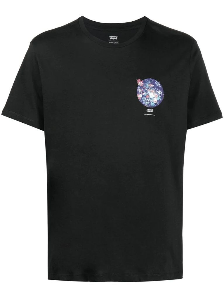 Second Nature logo print cotton T-shirt