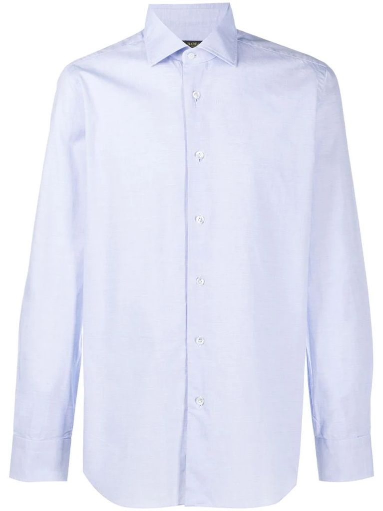cotton long-sleeved shirt